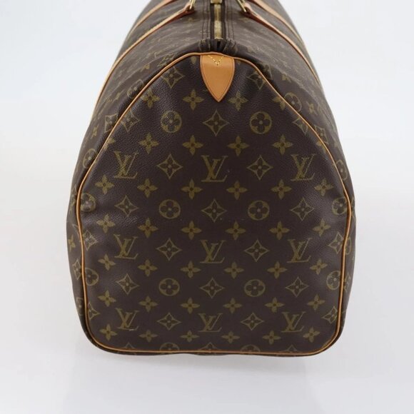 LOUIS VUITTON Monogram Keepall 55 Boston Bag M41424 LV Auth 143130V - Picture 6 of 16